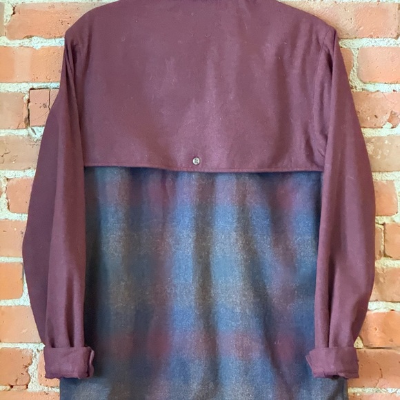 Pendleton x Opening Ceremony Blue Wool Label - Picture 2 of 3